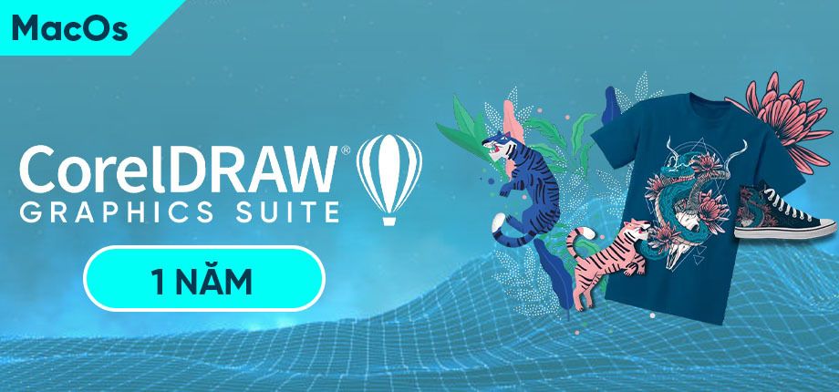 CorelDRAW Graphics Suite MacOs 1 năm - Tài khoản